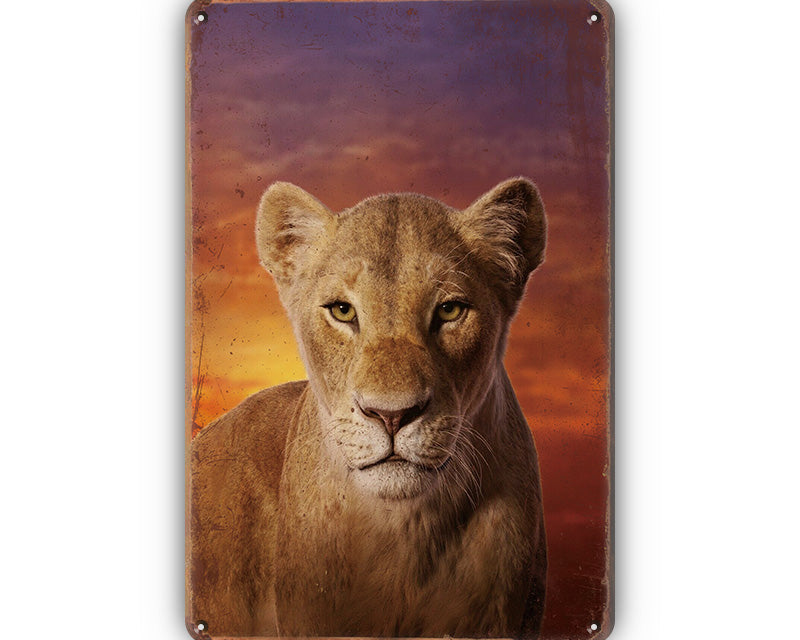 Metalen wandbord | Tijger |