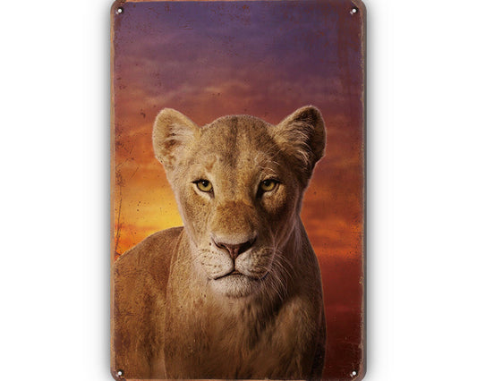 Metalen wandbord | Tijger |