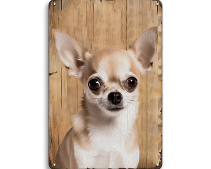Metalen wandbord | Chihuahua |