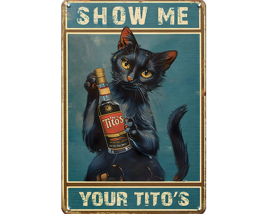 Metalen wandbord | Show me | Your tito's |