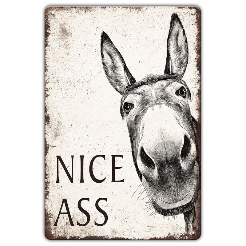 Metalen wandbord | Nice ass #2 |