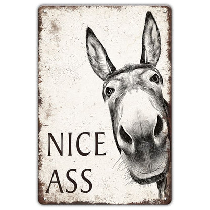 Metalen wandbord | Nice ass #2 |