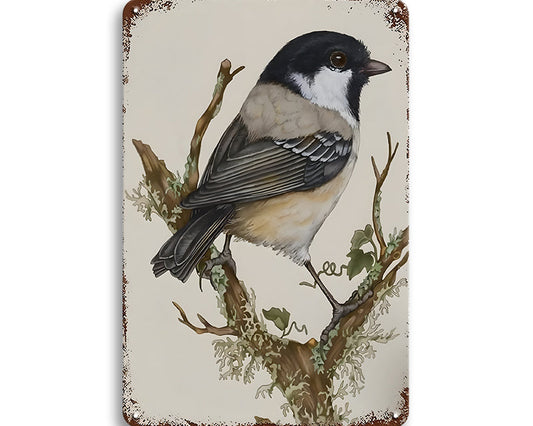 Metalen wandbord | Vogel #2 |