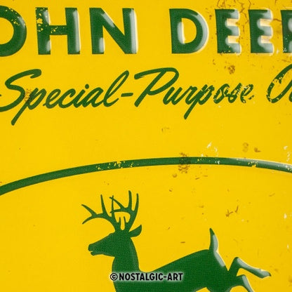 Metalen wandbord | John Deere | Special purpose oil | 30x20cm |