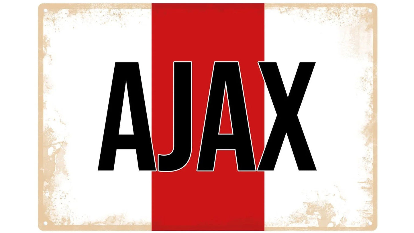 Metalen wandbord | Ajax |