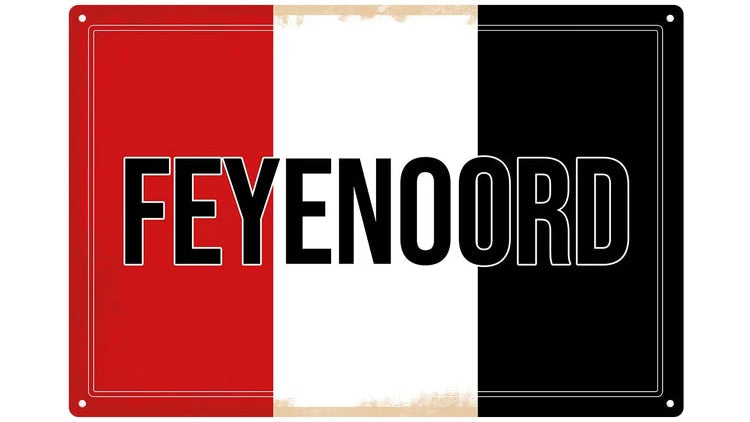 Metalen wandbord | Feyenoord |