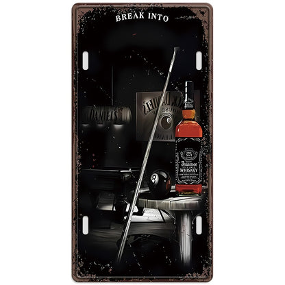 Metalen wandbord | Jack Daniels | Kentekenplaat | 30x15cm |