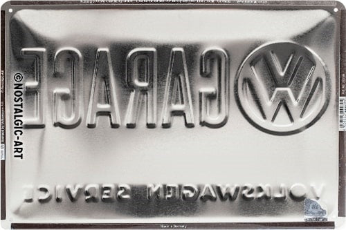 Metalen wandbord | Volkswagen service | 20x30cm |