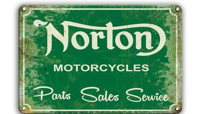 Metalen wandbord | Norton Motorcycles |