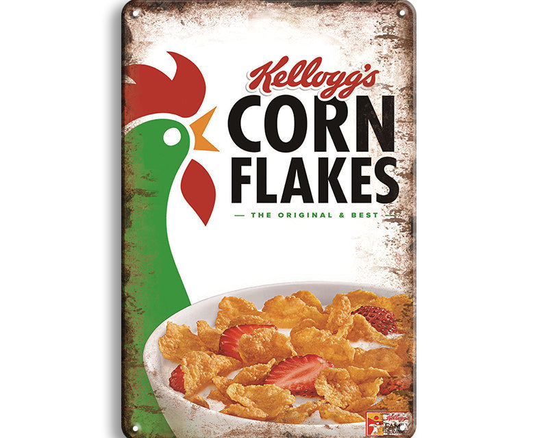 Metalen wandbord | Corn flakes |