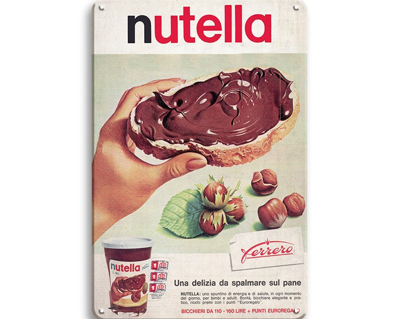 Metalen wandbord | Choco pasta |