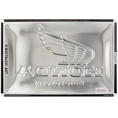 Metalen wandbord | Honda MC | Motorcycles Gold | 20x30cm |