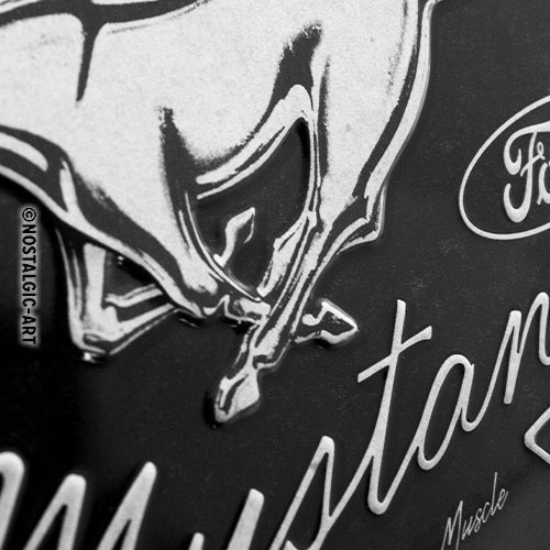 Metalen wandbord | Ford Mustang Horse | 20x30cm |
