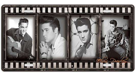 Metalen wandbord | Elvis Plesley | Kentekenplaat | 15x30cm |