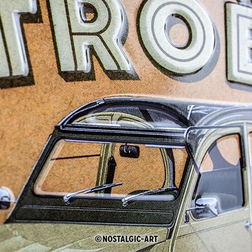 Metalen wandbord | Citroën | 2CV | 15x20cm |
