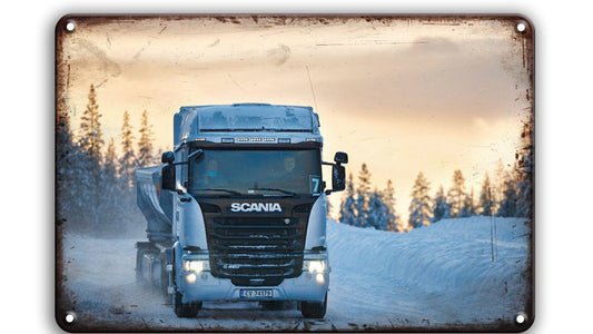 Metalen wandbord | Scania | Vrachtwagen |
