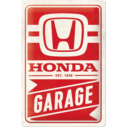 Metalen wandbord | Honda AM garage | 30x20cm |