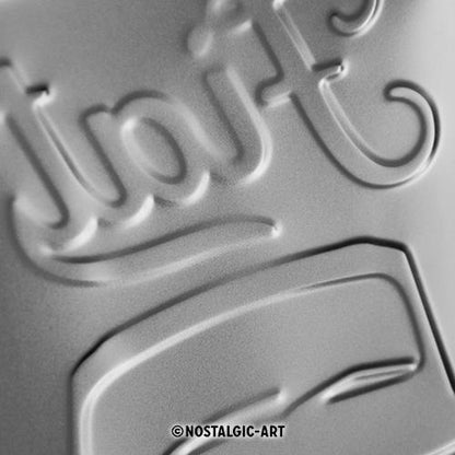 Metalen wandbord | Fiat 500 | The Italian Classic | 20x15cm |