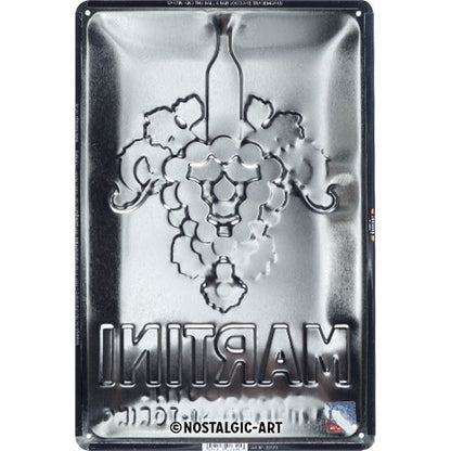 Metalen wandbord | Martini Vermouth Grapes | 30x20cm |