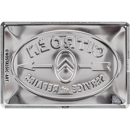 Metalen wandbord | Citroën | Service & repairs | 20x30cm |