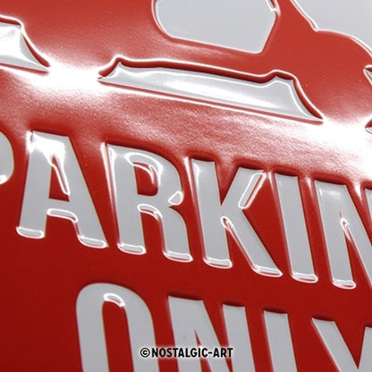 Metalen wandbord | Vespa parking only | 30x20cm |