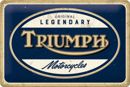 Metalen wandbord | Triumph Motorcycles | 20x30cm |