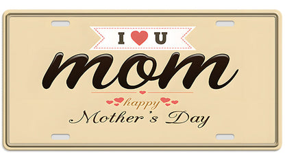 Metalen wandbord | Mother's Day | Kentekenplaat | 15x30cm |