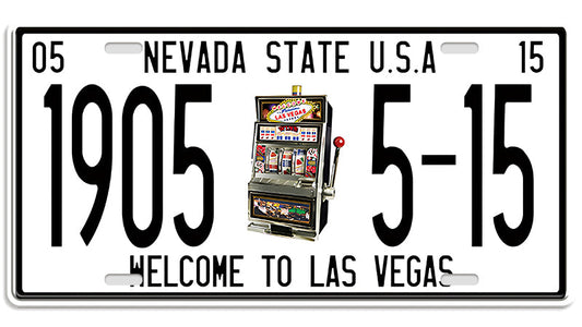 Metalen wandbord | Nevada State U.S.A. | Kentekenplaat | 15x30cm |