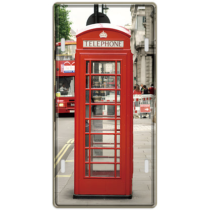 Metalen wandbord | Telephone | Kentekenplaat | 30x15cm |