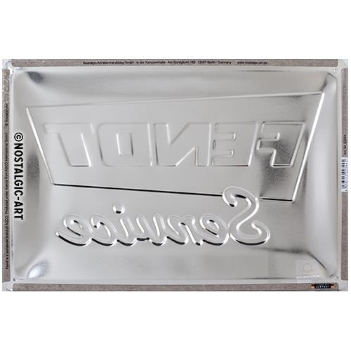 Metalen wandbord | Fendt service | 20x30cm |