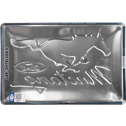 Metalen wandbord | Ford Mustang Horse | 20x30cm |