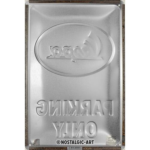 Metalen wandbord | Vespa Italian parking only | 30x20cm |