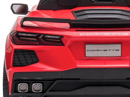 Corvette Stingray | Elektrische kinderauto | 12V | 2-Persoons model | Rood |