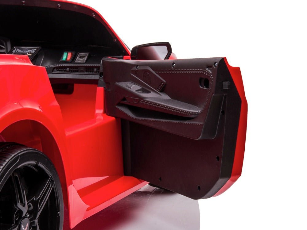 Corvette Stingray | Elektrische kinderauto | 12V | 2-Persoons model | Rood |