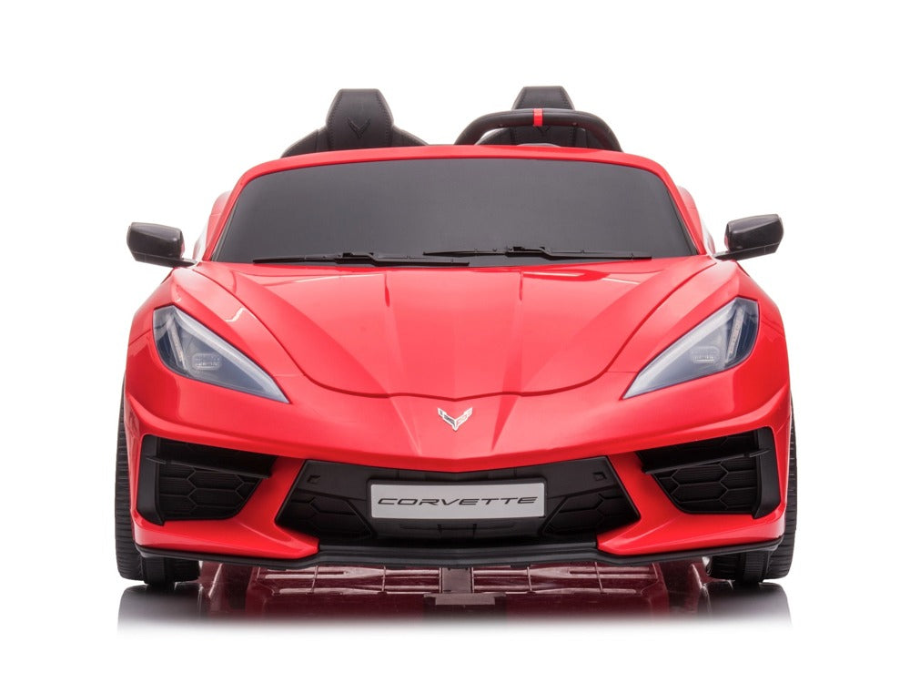 Corvette Stingray | Elektrische kinderauto | 12V | 2-Persoons model | Rood |