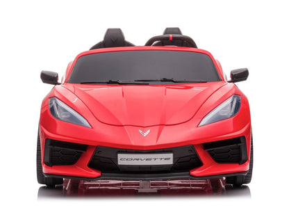 Corvette Stingray | Elektrische kinderauto | 12V | 2-Persoons model | Rood |