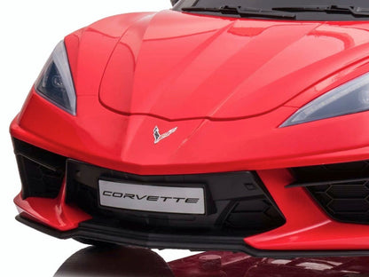 Corvette Stingray | Elektrische kinderauto | 12V | 2-Persoons model | Rood |