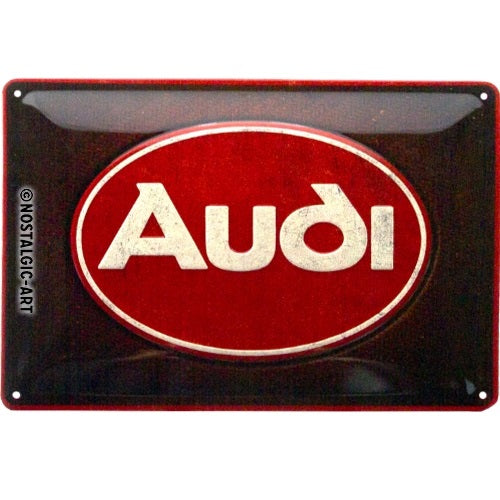 Metalen wandbord | Audi logo | 20x30cm |