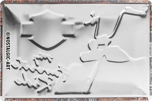 Metalen wandbord | Harley-Davidson | 20x30cm |