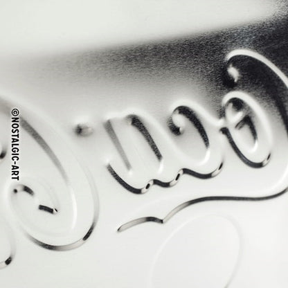 Metalen wandbord | Coca Cola geel logo | 20x30cm |