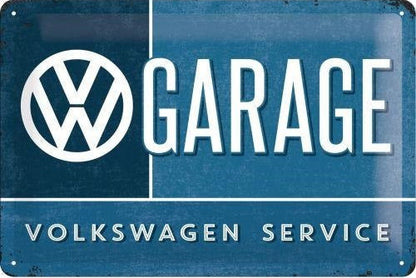 Metalen wandbord | Volkswagen service | 20x30cm |