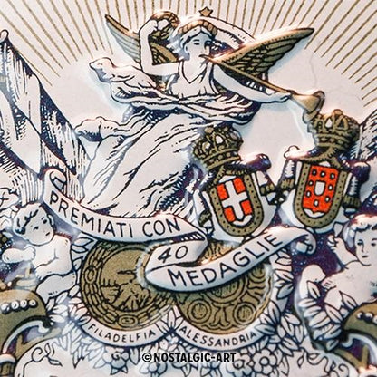 Metalen wandbord | Martini | Bianco Vermouth Label | 30x20cm |