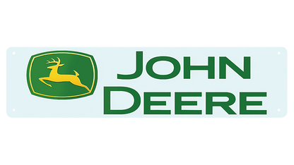 Metalen wandbord | John Deere | Kentekenplaat | 10x40cm |