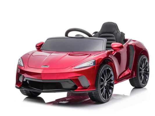 McLaren 620 GT rood elektrische kinderauto voorkant