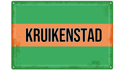 Metalen wandbord | Kruikenstad |