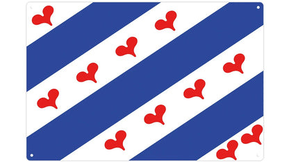 Metalen wandbord | Vlag | Ommelanden |