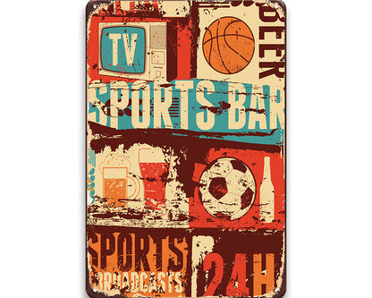 Metalen wandbord | Sports bar |