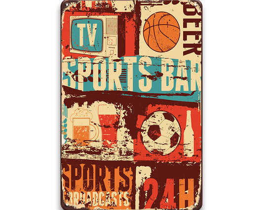 Metalen wandbord | Sports bar |