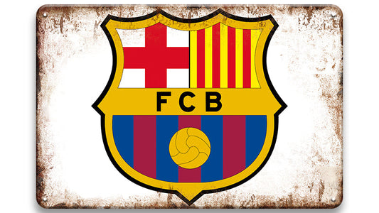 Metalen wandbord | FC Barcelona |