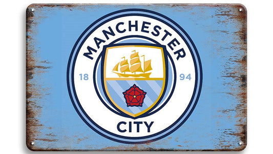 Metalen wandbord | Manchester City | 1894 |